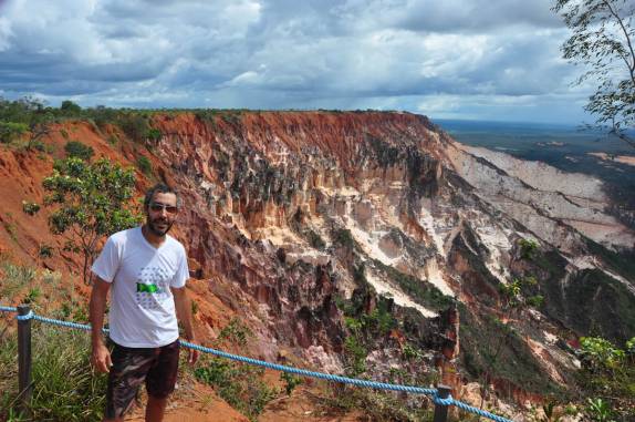 No mirante do Espírito Santo, ponto de observação das dunas do Jalapão - TO